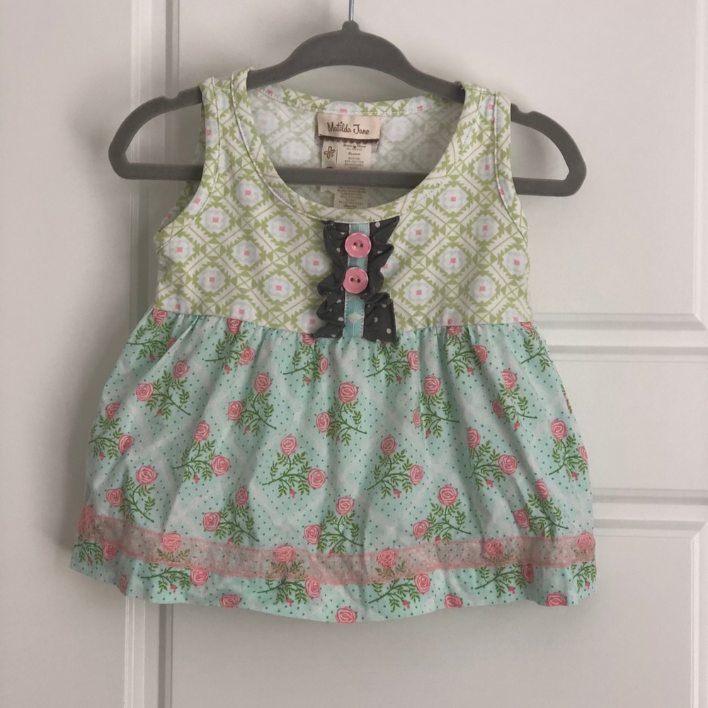 Matilda Jane pretty pattern Sara top